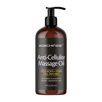 Huile de massage corporel en gros contenant du collagène et des extraits végétaux, idéale pour hydrater et raffermir la peau sèche, aux huiles essentielles