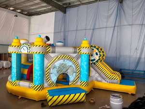 Çılgın Bilim Laboratuvarı Şişme Oyun Evi Kaydıraklı Kombinasyonu |   Ticari Kiralık Şişme Oyuncaklar, Fabrikadan Doğrudan - Product Image 3