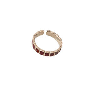 S925 <b>Silver</b> Anchor <b>Ring</b> Women's Wide Bamboo Joint Open Retro Jewelry Everyday Wear - Product Image 5