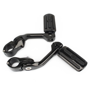 Pedales de Motocicleta Moshark, Cromados, de Aluminio CNC, de 1.25 Pulgadas, para Harley Davidson - Product Image 4