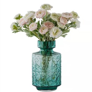 Jarrón de Vidrio Soplado a Mano Estilo Nórdico Minimalista <span class=keywords><strong>Madrid</strong></span>, Recipiente Decorativo Hidropónico Moderno para Arreglos Florales en la Sala de Estar - Product Image 5