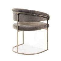 Chaise de salle à manger de restaurant en acier inoxydable de luxe, design moderne, fauteuil pour hôtel, usage commercial, pliable