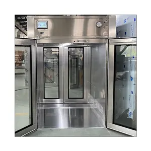 Laminar Flow Pass Box Dynamic Type for lab cleanroom 304 Stainless Steel with HEPA Filter GMP Standard Pass Box Clean Room