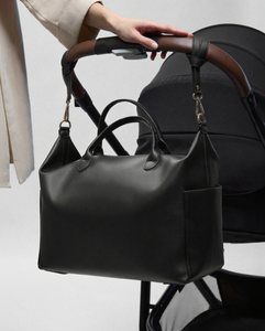 Sac à dos à langer en cuir imperméable haut de gamme personnalisé <span class=keywords><strong>pour</strong></span> bébés, sac à couches <span class=keywords><strong>pour</strong></span> maman, sac de poussette <span class=keywords><strong>pour</strong></span> bébés - Product Image 3