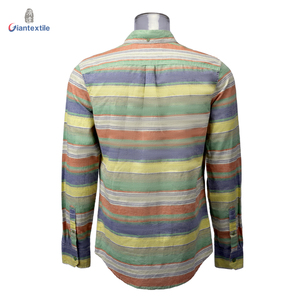 <span class=keywords><strong>Camicia</strong></span> da <span class=keywords><strong>uomo</strong></span> in cotone e <span class=keywords><strong>lino</strong></span> misto <span class=keywords><strong>a</strong></span> maniche lunghe tinto <span class=keywords><strong>camicia</strong></span> <span class=keywords><strong>a</strong></span> <span class=keywords><strong>righe</strong></span> da <span class=keywords><strong>uomo</strong></span> - Product Image 2