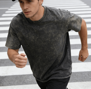 Camisetas de Verano para Hombre, Cuello Redondo, Manga Corta, Estilo Urbano, Color Sólido Personalizado, Transpirables - Product Image 5