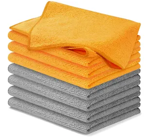 Oem Verschillende Gewicht 200gsm 320gsm 400gsm 40X40 Microfiber Alle Werkende Handdoek Voor Thuis Schoon/Auto Schoonmaken/Haar Handdoek