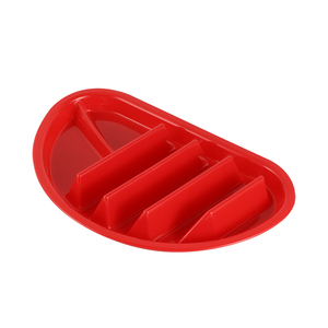 Platos para Servir Tacos Libres de BPA, con Compartimentos, Aptos para Microondas y Lavavajillas, Platos de Plástico para Comida Mexicana, Paquete de 6 - Product Image 6