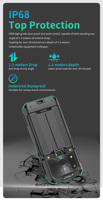 PDA Móvil Android de 5.5 Pulgadas con Escáner de Códigos de Barras 1D/2D, Lector RFID NFC, Tablet PC Resistente para Gestión de Inventario Logístico, 3GB+32GB de Memoria
