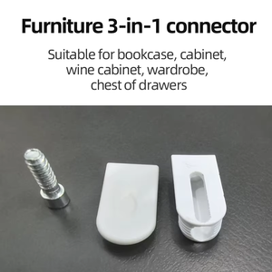 Đồ nội thất Chất lượng cao gỗ Fastener kết nối Bolt cam Kệ nhựa hỗ trợ kết nối đồ nội thất phụ kiện phần cứng - Product Image 6