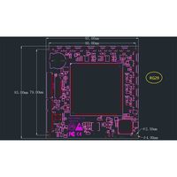Placa Base para Reproductor de Auto RG29, Combo de Placa Base y CPU Rockchip RK3566 v-by-one, Placa Base Android Linux