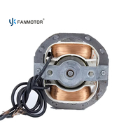 Moteur électrique à pôles ombragés monophasé en cuivre ou en aluminium personnalisé de 5816 mm pour ventilateur d'évacuation de cuisine commerciale, ventilateurs, moteurs