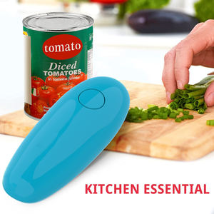 Ouvre-boîte électrique automatique ECare, construction en acier inoxydable, plastique et métal, fonctionnement à une touche, alimenté par piles, pour les chefs - Product Image 5