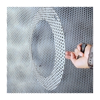Tôle d'acier inoxydable microperforée personnalisée de haute qualité Panneau criblé de trous fins Micro-trous Découpe de taille soudée perforée