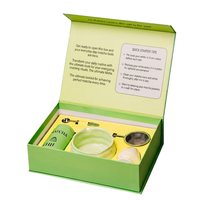 Coffret d'emballage vide de kit de Matcha personnalisé Boîte à outils Matcha pour emballage de kit de Matcha