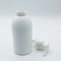 Distributeur de savon liquide moussant en plastique HDPE haut de gamme de 500 ml avec bouchon à vis, rechargeable, impression sérigraphique