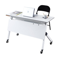 Bureau d'ordinateur Mobilier de bureau moderne Table de salle de réunion Table mobile de formation pour Table de conférence Table de conférence de luxe