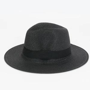 Vente chaude été unisexe chapeau de paille large bord boucle carrée pliable Panama Design décontracté extérieur <span class=keywords><strong>plage</strong></span> <span class=keywords><strong>pare</strong></span>-<span class=keywords><strong>soleil</strong></span> pour hommes femmes - Product Image 4