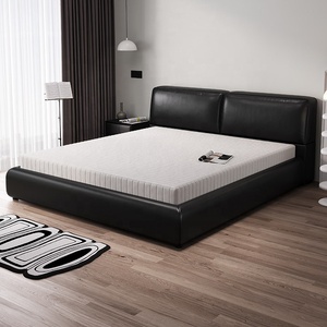 Cama Inteligente Multifuncional Big Black Bull, Cama de Cuero Moderna y Minimalista con Tecnología Zero-Pressure, Cama Doble para Dormitorio Principal - Product Image 2