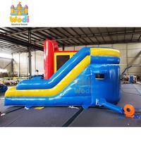 Structure gonflable Bluey avec toboggan aquatique, pour le plaisir familial en plein air et le divertissement des enfants
