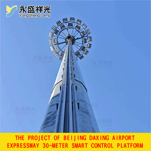 30m hot dip galvanis baja tiang Kamera <span class=keywords><strong>cctv</strong></span> tiang berdiri tiang tiang tiang tiang monitor kolom untuk keamanan Lalu Lintas