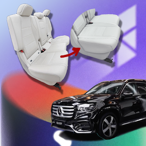 Coussin de siège de la deuxième rangée élargi et épaissi pour Mercedes-Benz GLS400 (X167) 2025 (version sept places) - Product Image 3