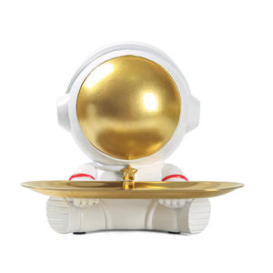 นักบินอวกาศช่องเก็บกุญแจ<span class=keywords><strong>ประตู</strong></span>ทางเข้าของนักบินอวกาศถาดใส่รองเท้าวัสดุเรซินตกแต่งคริสต์มาส - Product Image 1