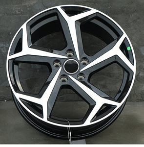 Jantes en aluminium YQ fabriquées en Chine, 15, 16, 17, 18 pouces, PCD 5X112, OEM, multi-rayons, noires, MF pour Golf, <span class=keywords><strong>Polo</strong></span>, Magotan, Passat - Product Image 1