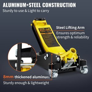 VEVOR 3 Ton Low Profile Aluminum Steel Racing Floor <strong>Jack</strong> Dual Pump Lift Car <strong>Auto</strong> - Product Image 3