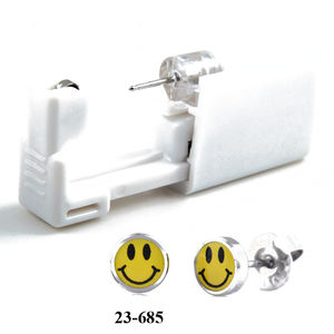 Nouvelle unité de perçage d'oreille stérile jetable pour bébé oreille <span class=keywords><strong>Tragus</strong></span> Piercing pistolet petits enfants pas de douleur perceur outil Machine Kit goujon - Product Image 6