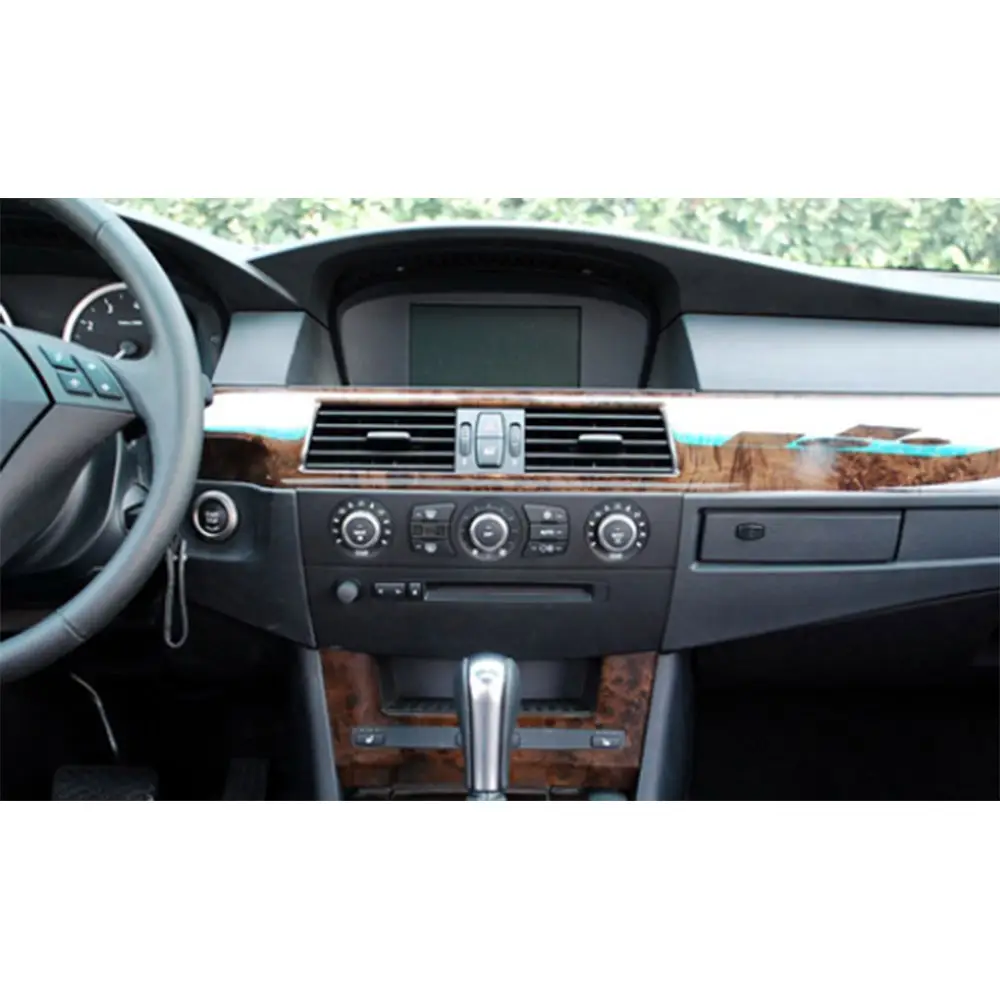 Reproductor Multimedia con GPS para coche, unidad principal de pantalla de Audio estéreo, Radio automática, para BMW serie 5, E60, E61, E63, E64, E90