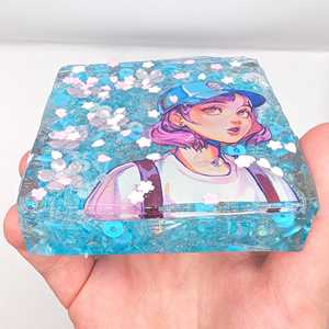 OEM ODM Anime Anime Picky Pad Hanami Sakura Theme Acrylic Standee Sensory Toy - Product Image 6