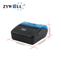 Mini Impresora Térmica Bluetooth, Impresora de Recibos Térmica Portátil de Mano con Batería de 2200 mAh