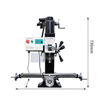 Machine de perçage et de fraisage intégrée TC-SM700 avec vitesse de broche variable en continu pour les usines