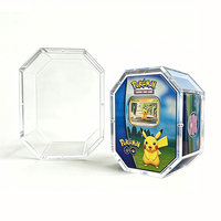 Boîte en métal magnétique transparente personnalisée pour cartes TCG - Étui de présentation en acrylique pour booster box ETB