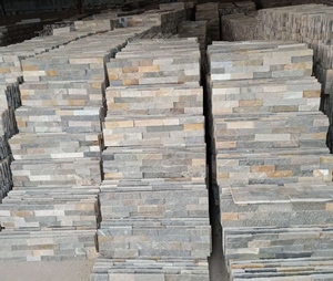 Revestimiento de Pared, Piedra Suelta Delgada, Chapa de Piedra Apilada, Superficie de Pared con Aspecto de Hongo, Piedra Natural, Cuarcita - Product Image 5