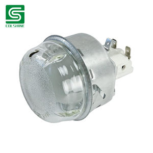 Luz de horno <span class=keywords><strong>G9</strong></span> Socket 300 °C Base de cerámica resistente al calor Cubierta de vidrio para lámpara de horno de microondas - Product Image 1