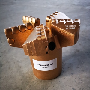 מפעל 6 אינץ '153 מ "מ 5-להב קעורה <span class=keywords><strong>pdc</strong></span> גרור קצת <span class=keywords><strong>pdc</strong></span> להב <span class=keywords><strong>pdc</strong></span> לקדוח טוב - Product Image 1