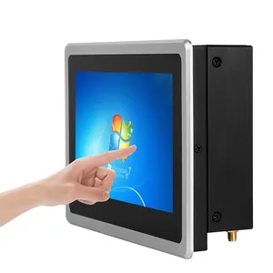 Zuljana 7 inch all in one touch screen panel PC Aluminium Industrial computer