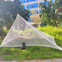 Tente en maille personnalisée de style pyramidal, moustiquaire d'extérieur pour le camping