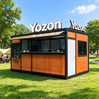Yozon - Boutique alimentaire modulaire personnalisée en conteneur, bar mobile préfabriqué pour camping, restaurant éphémère