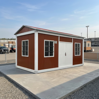 Maison conteneur pliable de 40 pieds, cabine modulaire préfabriquée en acier, bureau de chantier portable, abri habitable