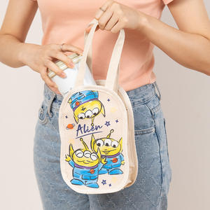 Nouvelle arrivée personnalisé bouteille d'eau toile manchon grande capacité Portable porte-bouteille sac à bandoulière - Product Image 6