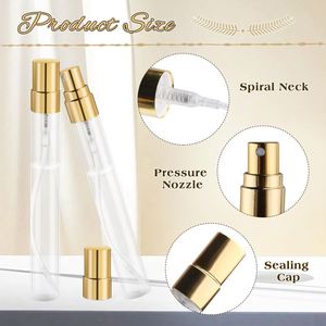 Empty <b>Perfume</b> Vial <b>Bottle</b> Refillable Sample Atomizer Tester Clear Travel Cosmetic Screen Printing 3ml/<b>5ml</b>/10ml Custom Color Logo - Product Image 3