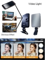 Lampe LED portable à intensité variable, idéale pour la photographie, le vlogging, les selfies, la beauté et les vidéos – Éclairage photographique en gros, vente chaude