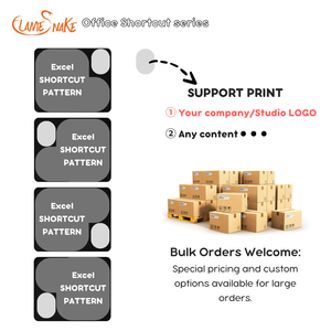 SANKE FLAME Custom Excel Office Atalhos <span class=keywords><strong>Mouse</strong></span> <span class=keywords><strong>Pad</strong></span> | Esteira de escritório para Treinamento Corporativo e Produtividade - Product Image 4