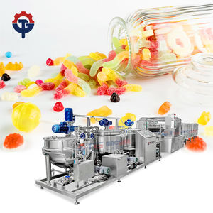 TG MACHINE entièrement automatique 150/300/450 gelée gommeuse ours bonbons déposant faisant la Machine pour un usage domestique avec des composants PLC - Product Image 1