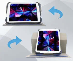 360 Rotating universal tablet case para ipad e android e-reader case capa de couro PU ipad case para ipad 10 geração 2022