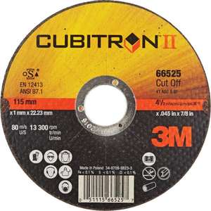 3M - 7100136991-01 Cubitron™II Rueda de Corte T41 - EAN 04064035079291 DISCOS DE CORTE ABRASIVOS - Product Image 1