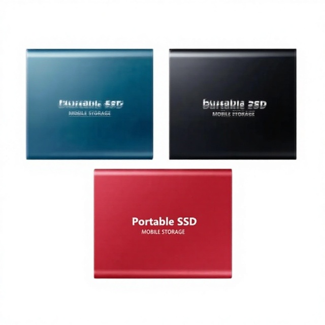 Portable 2TB SSD USB 3.1 External Hard Disk Drive & Storage Device with 240MB Cache 100g Weight Includes Package